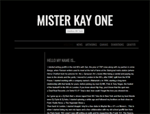 Tablet Screenshot of misterkayone.com